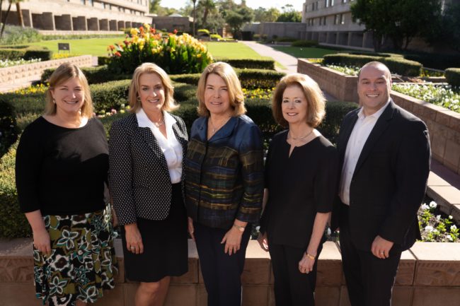 SimpliFi’s Advisory Board From the left: Catharine MacLaren, Claire Zangerle, Mary Stowe, Bonnie Phipps, and Sebastien Girard. Not pictured: June Altaras