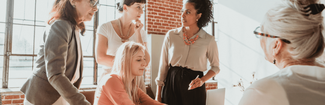 business women in a meeting