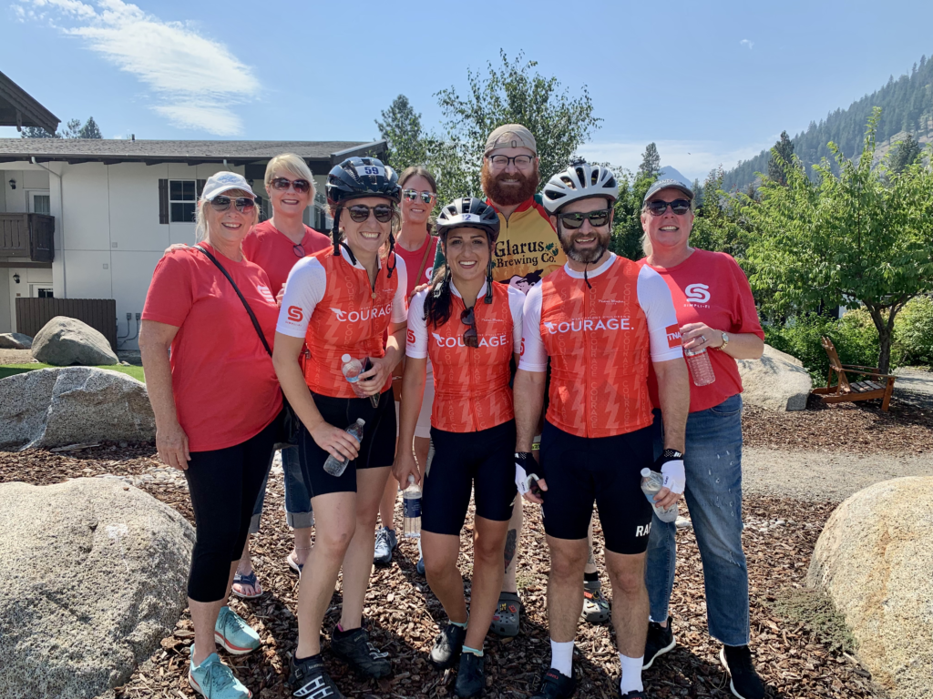 SimpliFi MSP team at the Courage Ride in Washington state