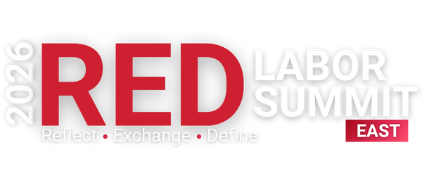 2026 RED EAST Labor Summit Logo